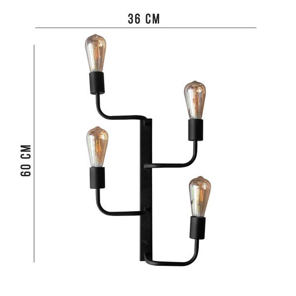 Бра в стиле лофт MSK Electric Asket NL 6036/4 614742 фото