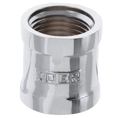 Муфта 1/2" (хром) KOER KF.C06.CHR (KF0116)