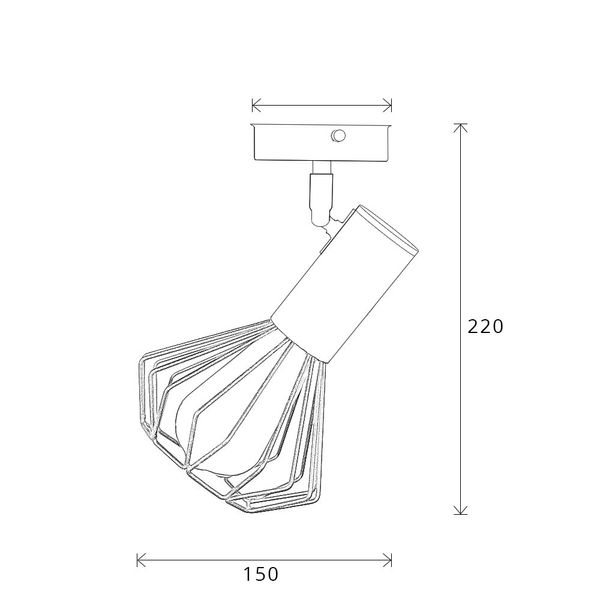 Светильник лофт трековый MSK Electric Diadem NT 22151-1 616140 фото