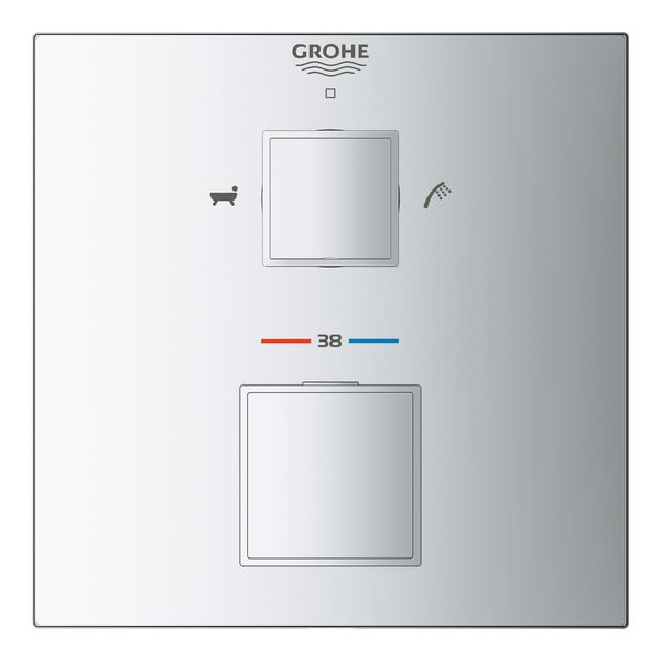 Термостат скрытого монтажа на 2 потребителя Grohe Grohtherm Cube (24155000) 24155000 фото