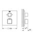 Термостат скрытого монтажа на 2 потребителя Grohe Grohtherm Cube (24155000) 24155000 фото 5