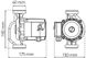 Насос циркуляційний центробеж. KOER KP.GRS-32/8-180 (з гайками, кабелем та вилкою) (KP0252) KP0252 фото 3