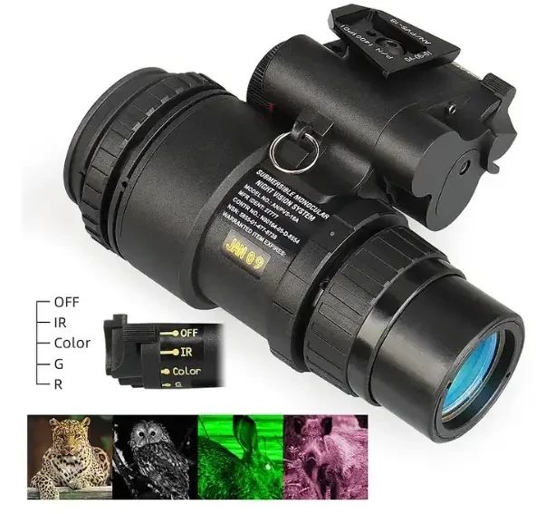 Прилад нічного бачення PVS-18 Night Vision на шолом BV-000894 фото