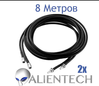 Подовжувальний коаксіальний RG-223 кабель Alientech 8 метрів (2 дроти) BV-000670 фото