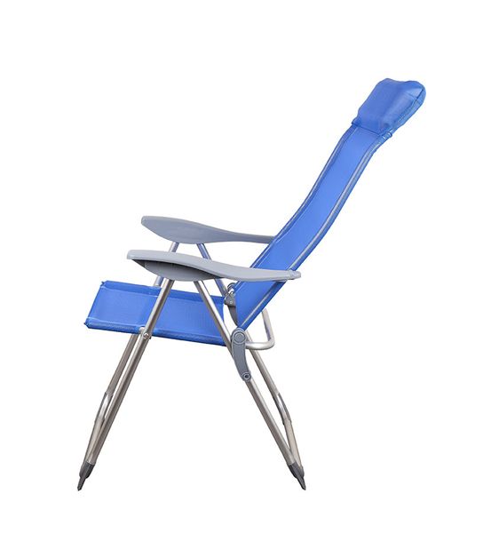 Синий складной шезлонг-кресло  GP20022010 BLUE фото