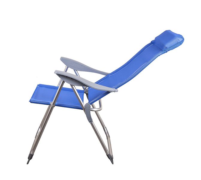 Синий складной шезлонг-кресло  GP20022010 BLUE фото
