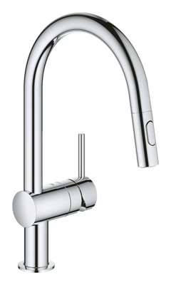 Змішувач для кухні з висувним виливом Grohe Minta (32321002)