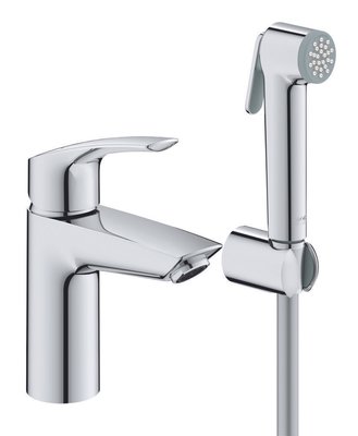 Змішувач для раковини з гігієнічним душем Grohe Eurosmart New (23124003)