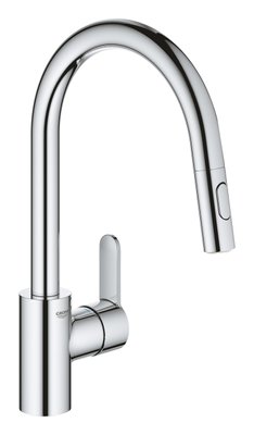 Змішувач для кухні з висувним виливом Grohe Eurostyle Cosmopolitan (31482003)