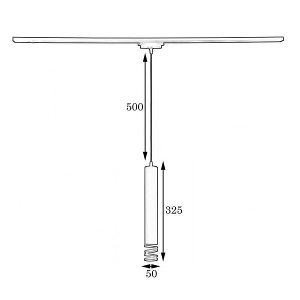 Подвесной трековый светильник в стиле лофт MSK Electric Spiral NT 3622W 615304 фото