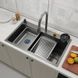 Мойка кухонная многофункциональная из нержавеющей стали "Водопад"  101002 фото 7